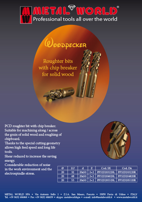 WOODPECKER - Brochures | Metal World